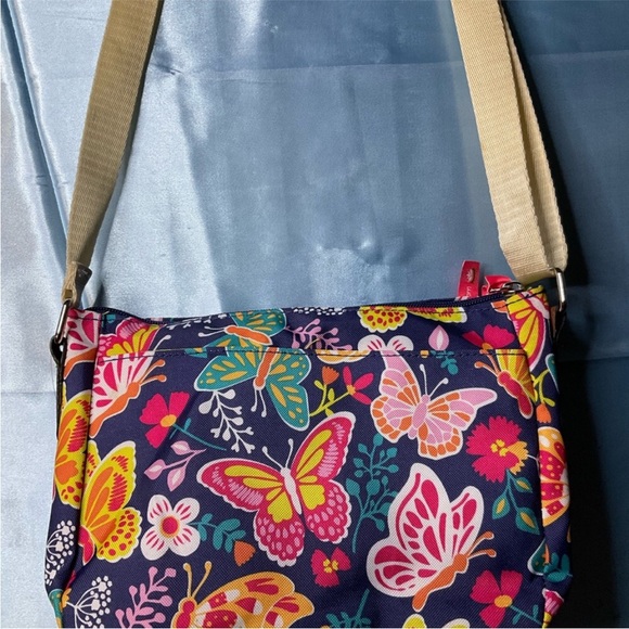 Lili Bloom pink and blue crossbody bag - Picture 7 of 11